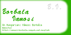 borbala vamosi business card
