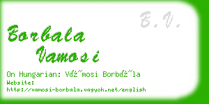 borbala vamosi business card